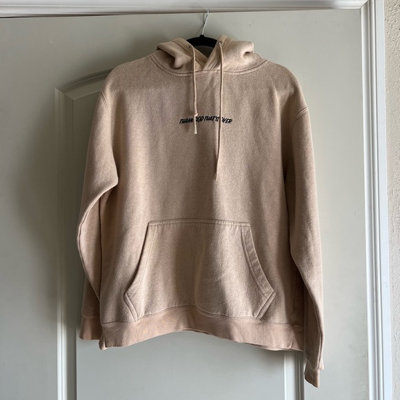 Eighty Eight Other - “Thank God That’s Over” Nude Hoodie